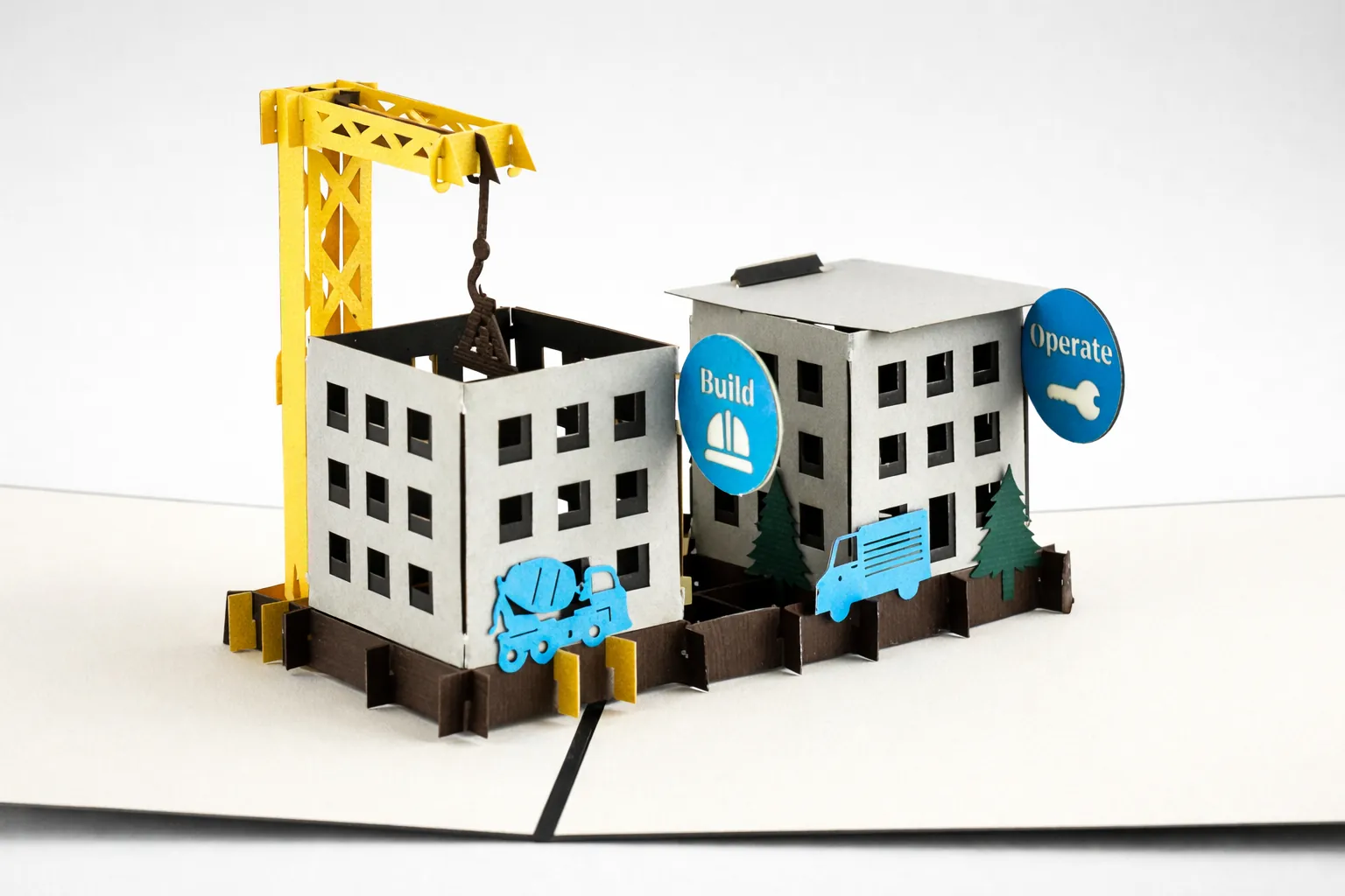 Industrial Crane Dimensional Model